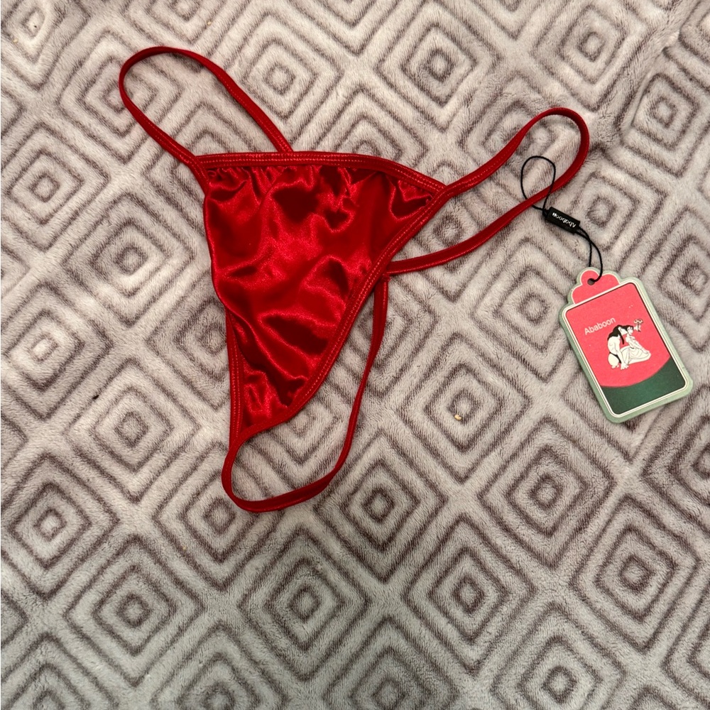 Red thong